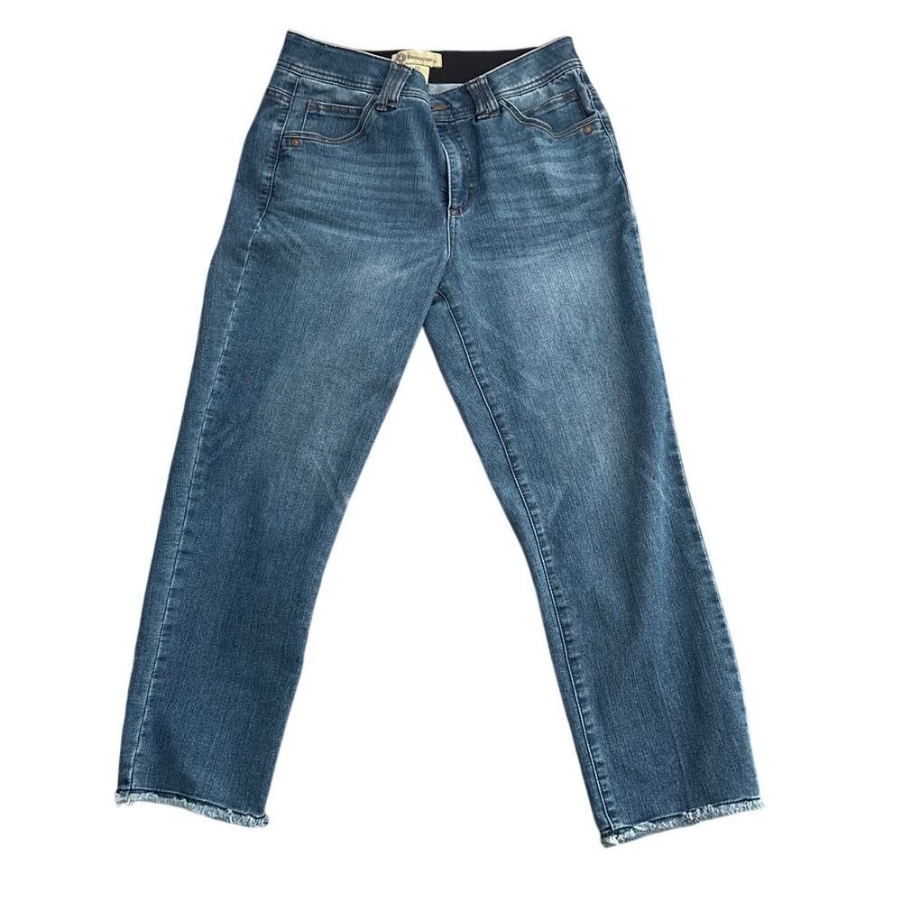 Democracy Ab Technology Ankle Jeans Medium Wash Raw Hem